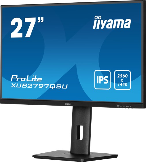 iiyama ProLite XUB2797QSU-B2 écran plat de PC 68,6 cm (27") 2560 x 1440 pixels Quad HD LED Noir