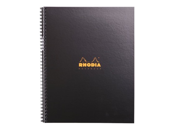1 Cahier couverture carton 160 pages A4+5x5. Noir