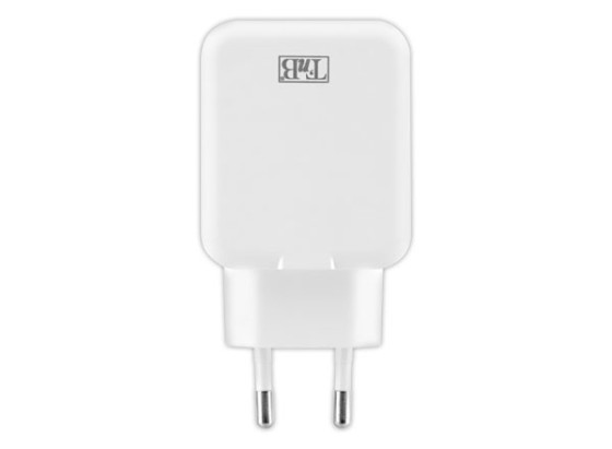 TNB 4.8A Mains 2 USB Charger White