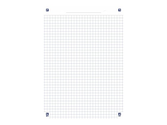1 Bloc de 30 feuilles de fiches bristol blanches 5x5 A5