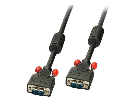 Lindy 36374 câble VGA 3 m VGA (D-Sub) Noir