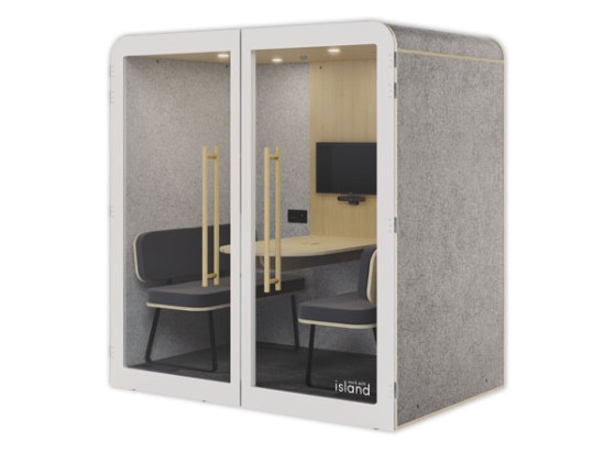 1 Cabine acoustique pour 4 personnes