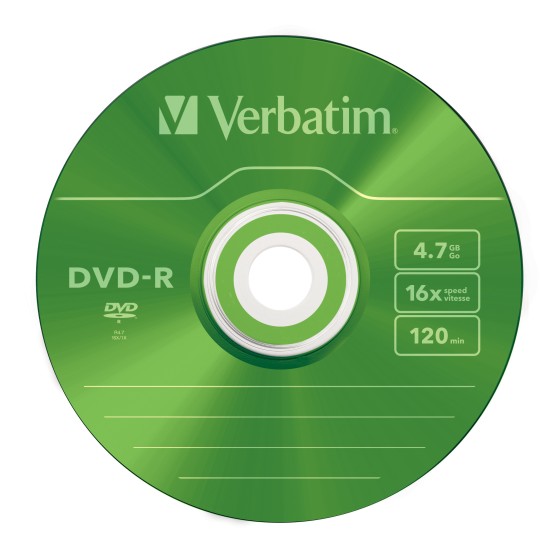 DVD-R/4.7GB 16xspd Colour 5pk SlimCase