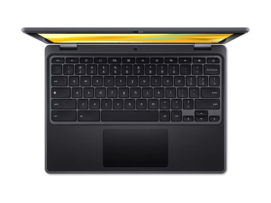 Acer Chromebook Spin 511 R756T-TCO - Conception inclinable - Intel N-series - N100 / jusqu'à 3.4 GHz - Chrome OS (avec mise à niveau de Chrome Education) - UHD Graphics - 8 Go RAM - 32 Go eMMC - 11.6" IPS écran tactile 1366 x 768 (HD) - Wi-Fi 6E - noir -
