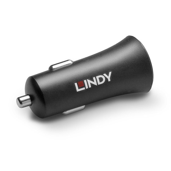 LINDY Single Port USB Type C Car Charger