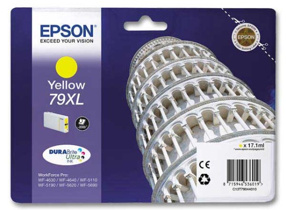 Epson Tower of Pisa Encre Jaune "Tour de Pise" XL (2 000 p)