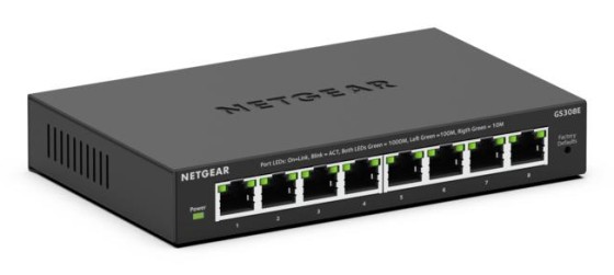 NETGEAR 8Port Gigabit Plus Switch GS308E