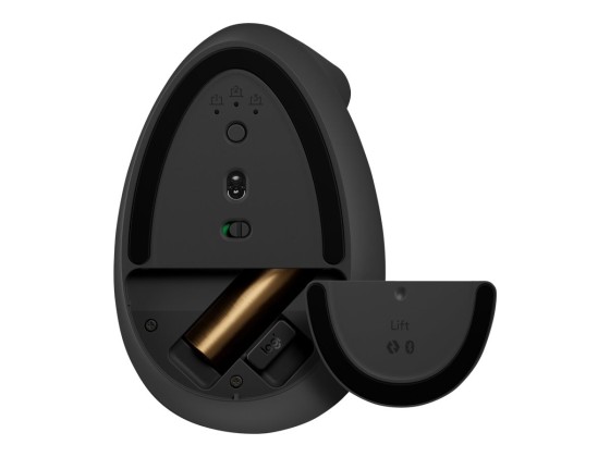 Logitech Lift souris Bureau Droitier RF sans fil + Bluetooth Optique 4000 DPI