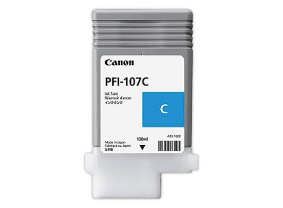 1 Cartouche CANON PFI-107 Cyan