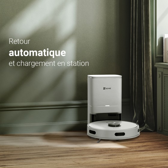 Ezviz RE5 Plus CS-RE5P-TWT2 - Aspirateur - robot - sans sac