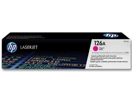HP 126A original LaserJet Toner cartridge CE313A magenta standard capacity 1.000 pages 1-pack