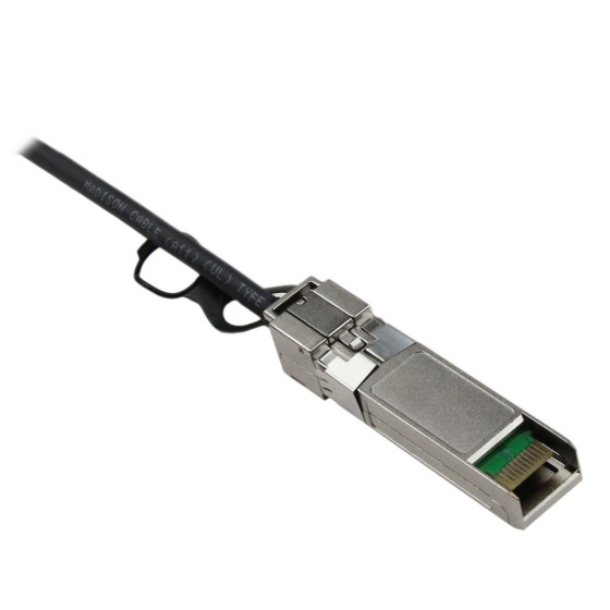 StarTech.com Câble réseau passif SFP+ 10 GbE à connexion directe twinax en cuivre de 3 m - Cordon SFP+ 10GBase-CU compatible Cisco - Câble à attache directe - SFP+ pour SFP+ - 3 m - twinaxial - pour P/N: ET10GSFP, PEX10000SFPI, PEX10GSFP, PEX10GSFP4I, PEX