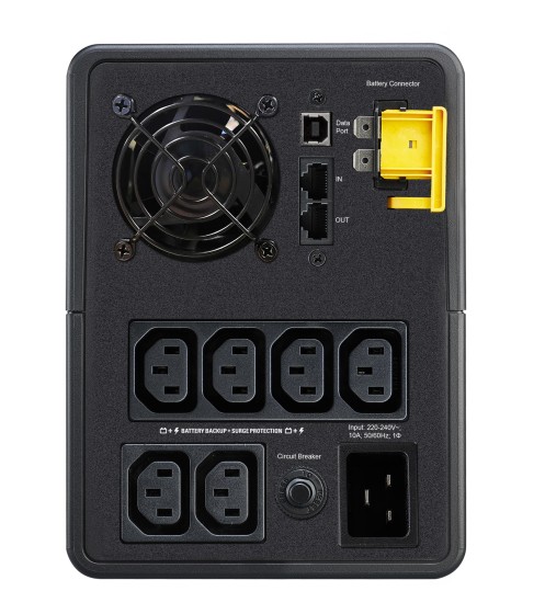 APC Back-UPS BX Series BX2200MI - Onduleur - CA 230 V - 1200 Watt - 2200 VA - 9 Ah - connecteurs de sortie : 6