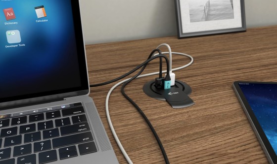 I-TEC Built-in Desktop Fast Charger USB-C PD 3.0 3xUSB 3.0 QC3.0 96W