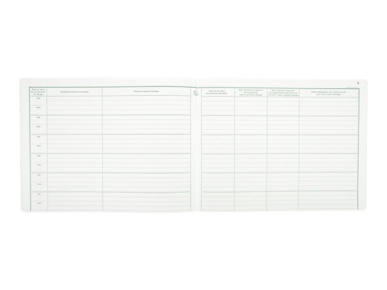 1 Registre des dangers graves et imminents - 24x32 cm - 20 pages