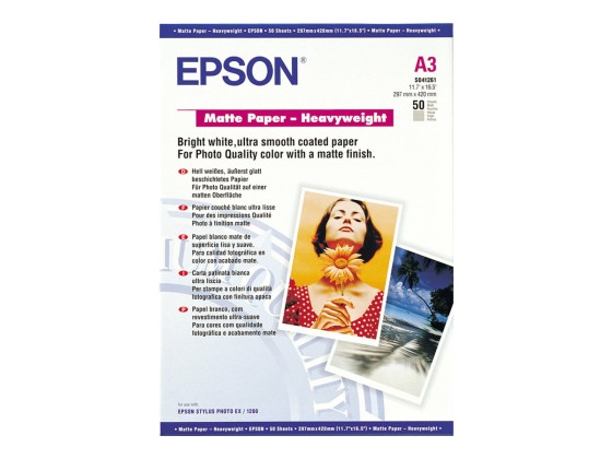 Epson Pap Mat Epais A3 (50f./167g)