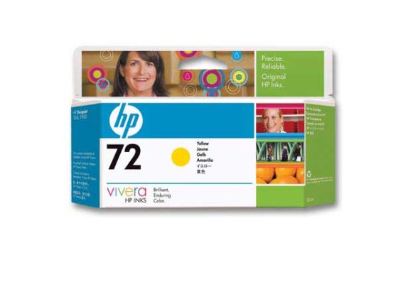 1 HP 72 cartouche d'encre jaune C9373A