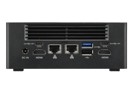 Shuttle XPC nano NA10H7 - Barebone - mini PC 1 x Ryzen 7 8845HS / jusqu'à 5.1 GHz - RAM 0 Go - Radeon 780M - Gigabit Ethernet