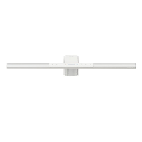 BenQ ScreenBar Pro - Lampe de lecture sur écran - LED - système de fixation avec pince - 8.5 W - blanc froid/blanc chaud/lumière blanche neutre - 2700-6500 K - argent