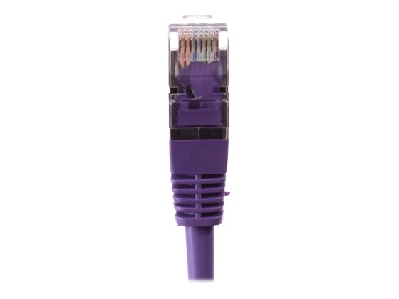 Uniformatic - Cordon de raccordement - RJ-45 (M) pour RJ-45 (M) - 10 m - FTP - CAT 6 - moulé - violet