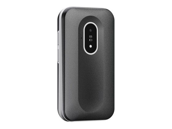 DORO Leva L20 - 4G téléphone de service - RAM 64 Mo / Mémoire interne 128 Mo - microSD slot - écran LCD (TFT) - 320 x 240 pixels (60 Hz) - rear camera 2 MP - blanc et noir