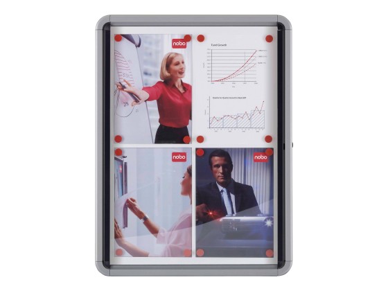 1 Vitrine d'intérieur Premium Plus magnétique 6A4 NOBO