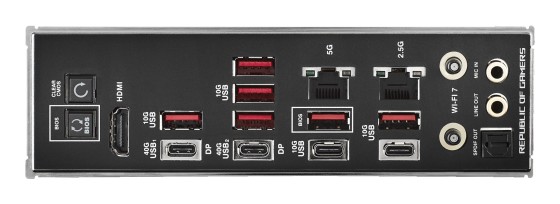 ASUS ROG CROSSHAIR X870E HERO - Carte-mère - ATX - Socket AM5 - AMD X870E Chipset - USB4, USB 3.2 Gen 2, USB-C 3.2 Gen2, USB 3.2 Gen 1, USB-C 3.2 Gen 2x2 - Wi-Fi 7, Bluetooth, 5 Gigabit Ethernet - carte graphique embarquée (unité centrale requise) - audio