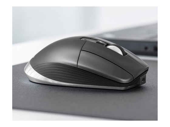 3Dconnexion CadMouse Pro Wireless - Souris - ergonomique - 7 boutons - sans fil - Bluetooth, 2.4 GHz - récepteur sans fil USB
