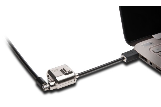Kensington MiniSaver Mobile Lock - Câble pour verrouillage notebook - noir - 1.8 m