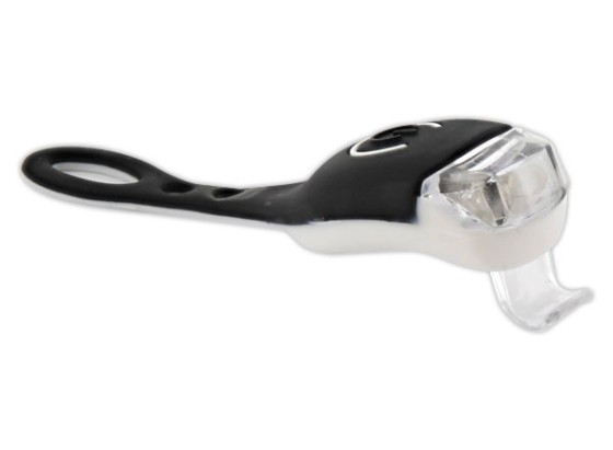1 Eclairage avant à LED blanche pour vélo/trottinette