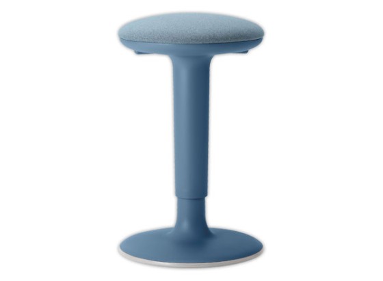 1 Tabouret oscillant bleu
