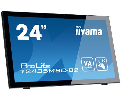 iiyama ProLite T2435MSC-B2 écran plat de PC 59,9 cm (23.6") 1920 x 1080 pixels Full HD LED Écran tactile Noir