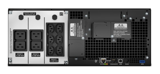 APC Smart-UPS SRT 6000VA RM 230V RJ45 SmartSlot USB 3min Runtime 6000W