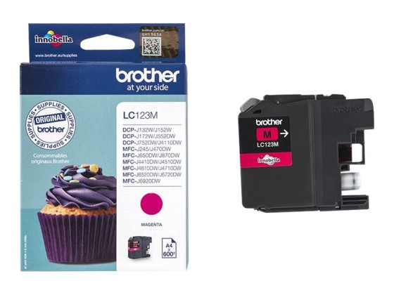 Brother LC123M - Cartouche d'encre originale – Magenta