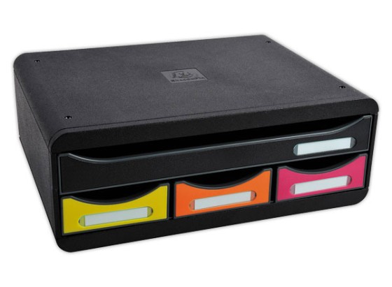 1 Module de classement 4 tiroirs STORE BOX Arlequin