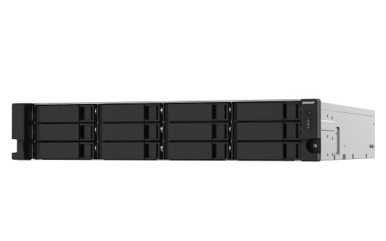 QNAP TS-1232PXU-RP-4G 12-Bay rackmount NAS AL324 4Go DDR4 UDIMM RAM SATA 6Gb/s 2x 10GbE SFP+ 2x 2.5GbE 1x PCIe Gen2 x2 slot 250W