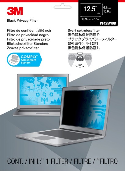 3M PF12.5W9 Ecran confidentiel portable 16:9