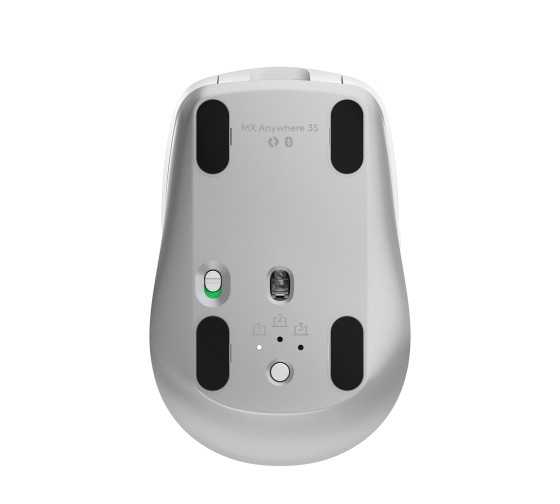 Logitech MX Anywhere 3S souris Bureau Droitier RF sans fil + Bluetooth Laser 8000 DPI
