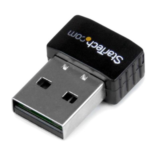 StarTech.com Mini adaptateur USB 2.0 réseau sans fil N 300Mb/s et 2,4GHz - Clé USB WiFi 802.11n 2T2R - Carte réseau sans fil N - Noir - Adaptateur réseau - USB 2.0 - 802.11b/g/n - noir
