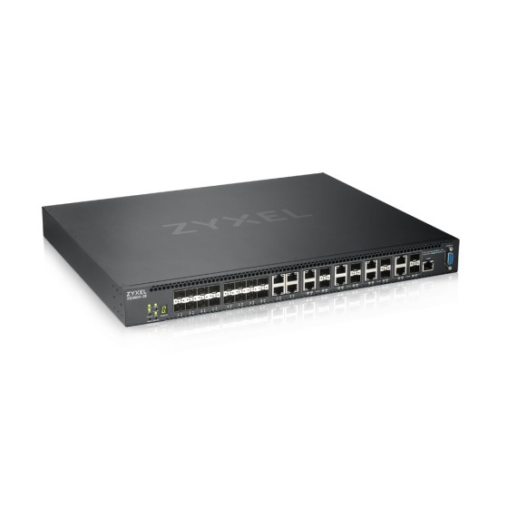 Zyxel XS3800-28 - Commutateur - C2+ - Géré - 4 x 10GBase-T + 16 x 10 Gigabit SFP+ + 8 x combo 10 gigabits SFP+ - Montable sur rack