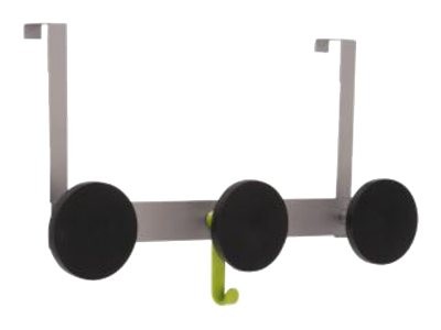 1 Patère de porte Trio en métal et polypropylène 3 patères