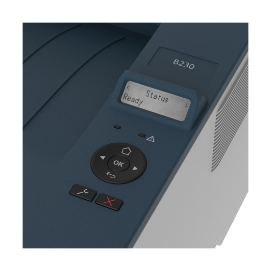 Xerox B230 - Imprimante - Noir et blanc - laser - Legal/A4 - 600 x 600 ppp - jusqu'à 34 ppm - capacité : 250 feuilles - USB 2.0, LAN, Wi-Fi(n), hôte USB 2.0 - programme de retours Green World Alliance