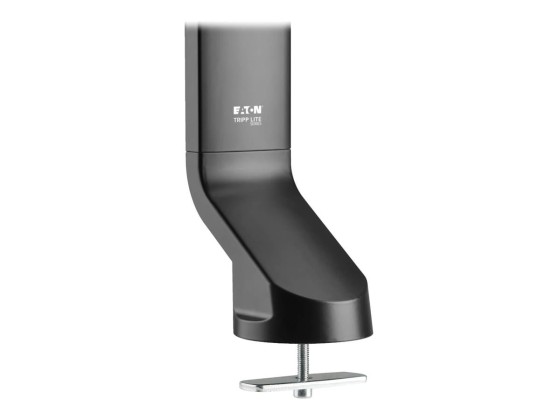 EATON TRIPPLITE Single-Display Monitor Arm with Desk Clamp and Grommet - Height Adjustable 17p to 32p Monitors