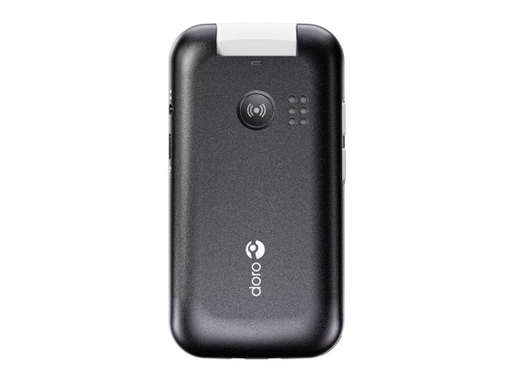 DORO 2880 - 4G téléphone de service / Mémoire interne 17 Mo - microSD slot - 320 x 240 pixels - rear camera 0,3 MP - blanc et noir