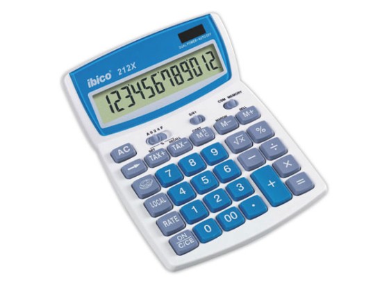 1 Calculatrice de bureau Ibico 212X 12 chiffres