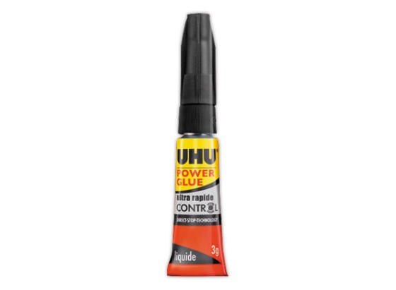 1 Colle cyanoacrylate liquide super puissante UHU 3g