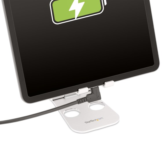 StarTech.com Câble USB-C Robuste à Angle Droit de 1m, USB 3.2 Gen 2, 4K60 - Câble USB - 24 pin USB-C (M) droit pour 24 pin USB-C (M) angle droit - USB 3.2 Gen 2 - 1 m - robuste, support pour 4K60Hz, passif - noir