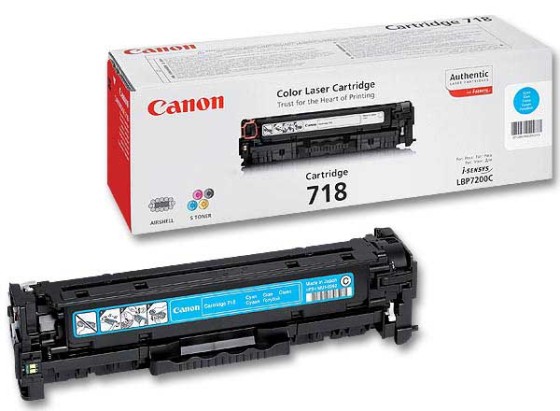 1 Toner CANON 718 cyan