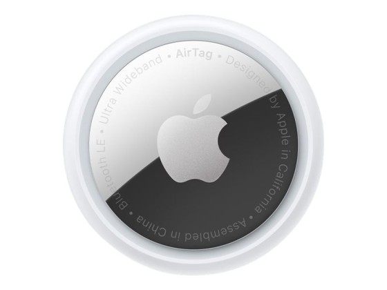 Apple AirTag - Balise Bluetooth anti-perte pour téléphone portable, tablette (pack de 4) - pour iPhone/iPad/iPod
