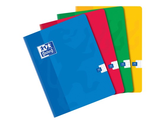 1 Cahier brochure Oxford Essentials -17 x 22 cm - 5X5 - 192 pages
